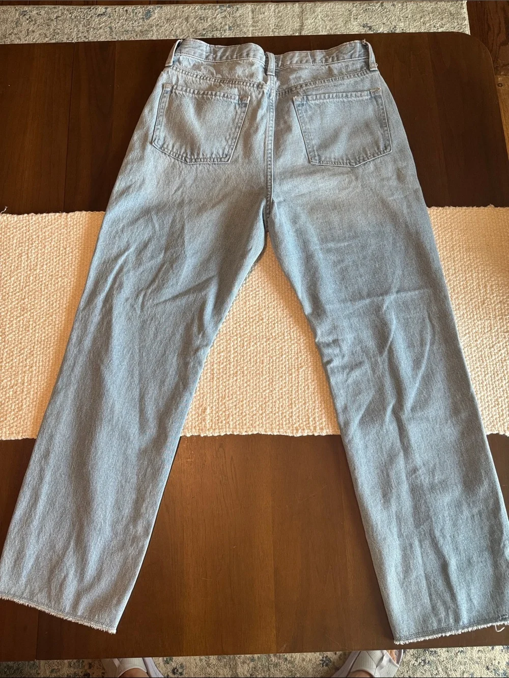 Old Navy Light Blue Straight-Leg Girls Jeans